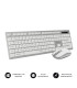 TECLADO Y RATON SUBBLIM HQ SILVER
