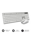 TECLADO Y RATON SUBBLIM HQ SILVER