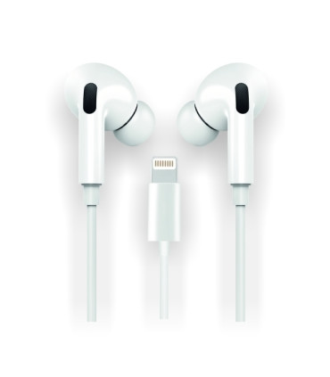 AURICULARES TECHONE BOTON LIGHTNING BLAN