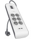 ENCHUFE PROTECTOR BELKIN 6 SAL.(REGLETA)