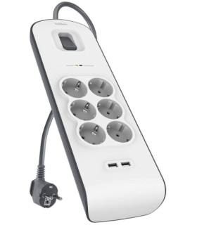 ENCHUFE PROTECTOR BELKIN 6 SAL.(REGLETA)