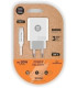 CARGADOR TECHONE DOBLE + CABLE USB-C-USB