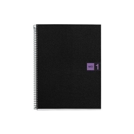 Bloc Miquelrius Micro Note Book 1 Tapa Pp A4 80h Cuadric.5x5 Violeta