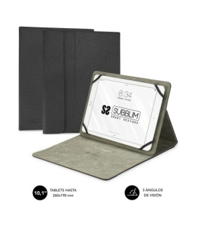 FUNDA TABLET SUBBLIM CLEVER 10,1  BLACK