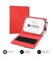 FUNDA TABLET SUBBLIM PRO USB 10,1  ROJO