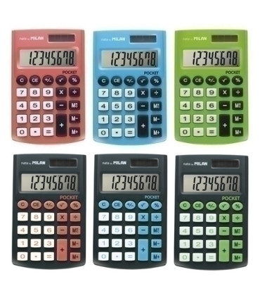 CALCULADORA BOLS.MILAN POCKET EXP.12