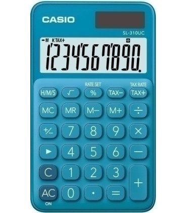 CALCULADORA BOLS.CASIO 10 DIG. SL-310 AZ