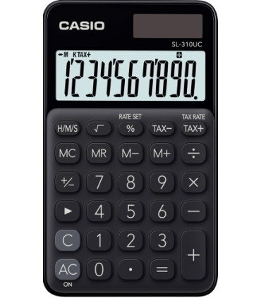 CALCULADORA BOLS.CASIO 10 DIG. SL-310 NG