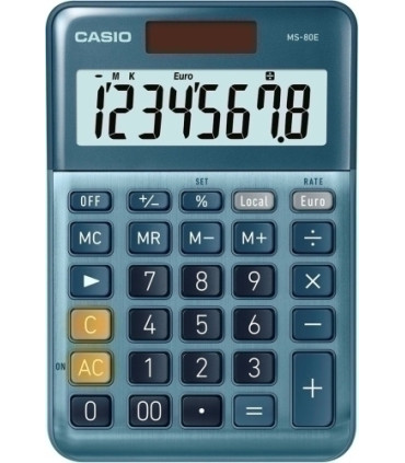 CALCULADORA MESA CASIO 8 DIG. MS-80E