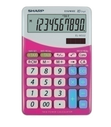 CALCULADORA SOBR.SHARP 10 DIG. EL-M332 R