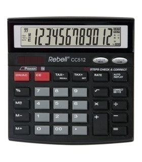 CALCULADORA SOBR.REBELL 12 DIG. CC512 BX