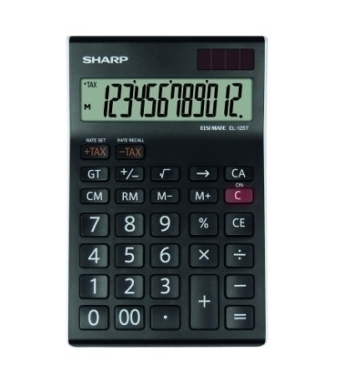 CALCULADORA SOBR.SHARP 12 DIG. EL-125T
