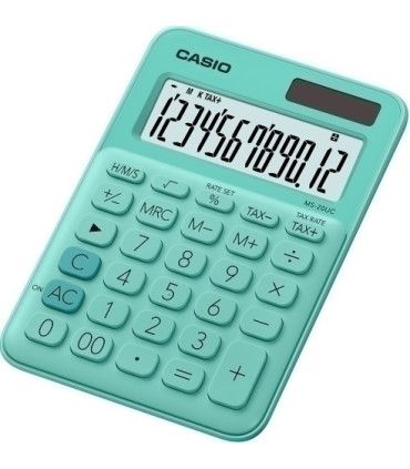 CALCULADORA MESA CASIO 12 DIG.  MS-20 VD