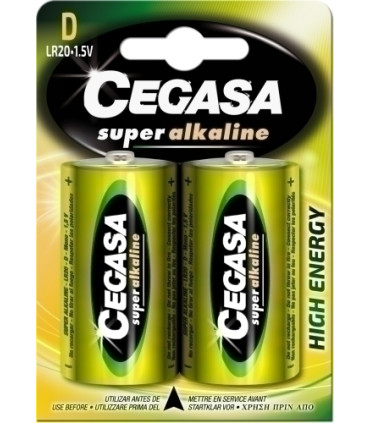 PILAS CEGASA ALCALINA LR20 B/2