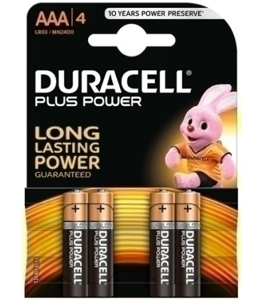 PILAS DURACELL AAA PLUS (MN2400-LR03) B4