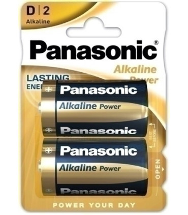 PILAS PANASONIC ALKALINE LR20 B/2