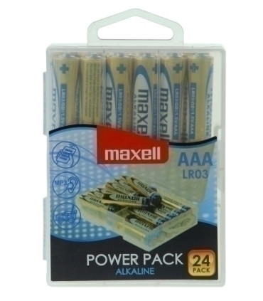 PILAS ALCALINA MAXELL LR03 P/24