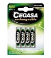 PILAS CEGASA RECARGABLES HR03 B/4