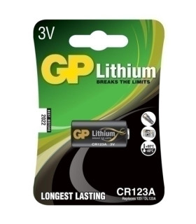 PILAS LITIO GP 123A 3 VOLTIOS B/1