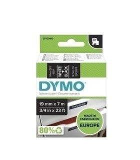 CINTA ROT.DYMO LM D1 7m 19 BLANC.s/NEGRO