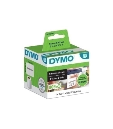 ETIQ.DYMO LW  54x70mm RL.320 MULTIFUNC.