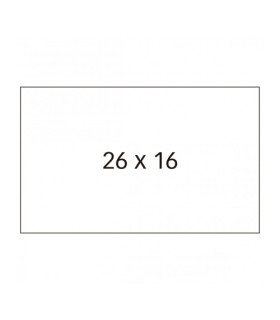 ETIQ.PRECIOS APLI PERM.26x16 BLANCO