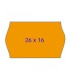 ETIQ.PRECIOS APLI REM.ONDA 26x16 NARANJA