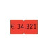 ETIQ.PRECIOS PRYSE 21x12 NARANJA