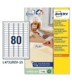 ETIQ.IMP.AVERY L4732REV 25h A4 35,6x16,9