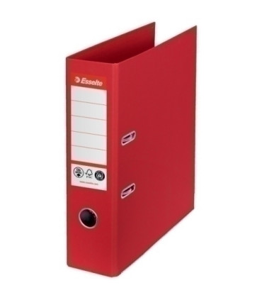 ARCHIVADOR ESS.CART.FORRADO A4 75mm ROJO