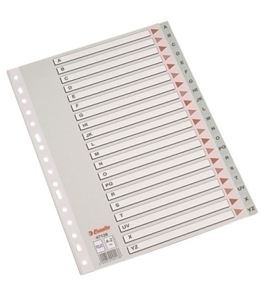 INDICE ESSELTE PP ALF.Fº 20 ps.GRIS