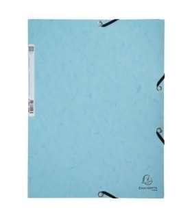 CARPETA SOLAP.EXACOMPTA AQUAREL A4 AZUL