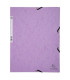 CARPETA SOLAP.EXACOMPTA AQUAREL A4 MALVA