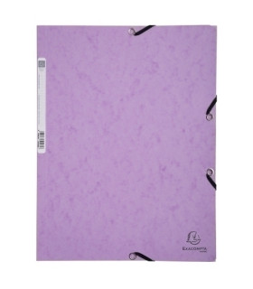CARPETA SOLAP.EXACOMPTA AQUAREL A4 MALVA