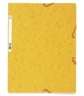 CARPETA SOLAP.EXACOMPTA CART. A4 AMARILL