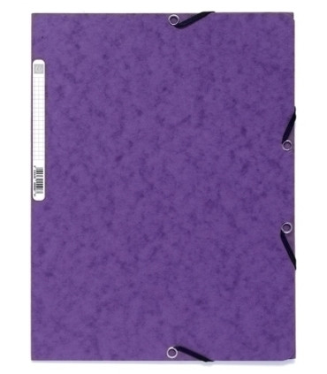 CARPETA SOLAP.EXACOMPTA CART. A4 MORADO