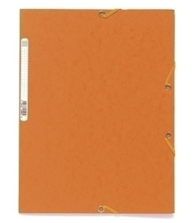 CARPETA SOLAP.EXACOMPTA CART. A4 NARANJA
