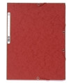 CARPETA SOLAP.EXACOMPTA CART. A4 ROJO