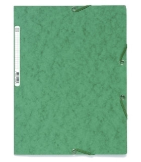 CARPETA SOLAP.EXACOMPTA CART. A4 VERDE