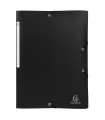 CARPETA SOLAP.EXACOMPTA PP A4 NEGRO
