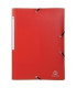 CARPETA SOLAP.EXACOMPTA PP A4 ROJO