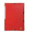 CARPETA SOLAP.EXACOMPTA PP A4 ROJO