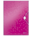 CARPETA SOLAP.LEITZ WOW PP A4 FUCSIA