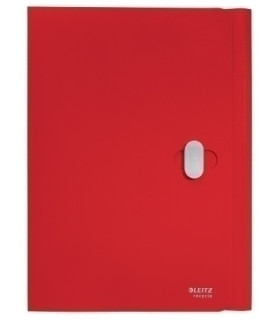 CARPETA SOLAP.LEITZ RECYCLE PP A4 ROJO