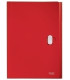 CLASIF.ACORD.LEITZ RECYCLE PP A4 ROJO
