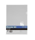 DOSS.UÑERO OFFICE BOX A4 CRISTAL P/10