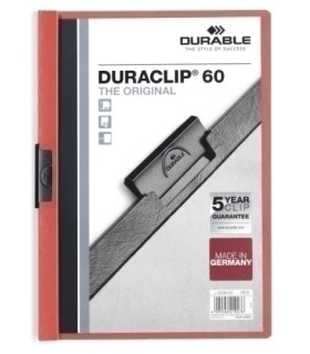 DOSSIER CLIP DURACLIP A4 2209 60h ROJO