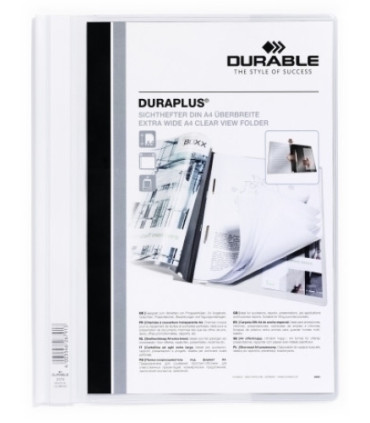 DOSSIER FASTENER DURAPLUS 2579 A4 BLANCO
