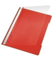 DOSSIER FASTENER LEITZ PVC A4 TARJ.ROJO