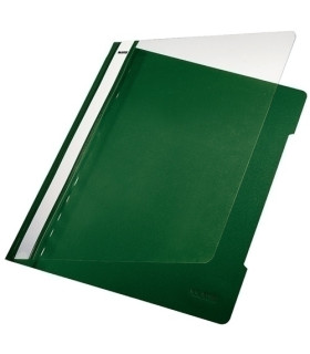 DOSSIER FASTENER LEITZ PVC A4 TARJ.VERDE